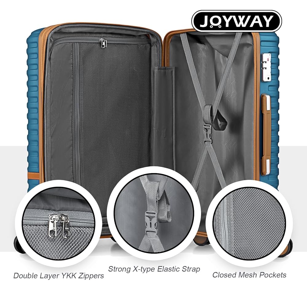 Amazon.com | Joyway Luggage Set 7 Piece Suitcase Sets with